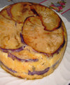 Pudín de arroz y berenjenas 